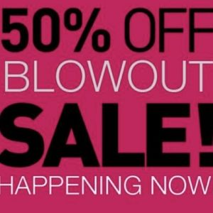 50% OFF HAPPENING NOW MY ENTIRE CLOSET!